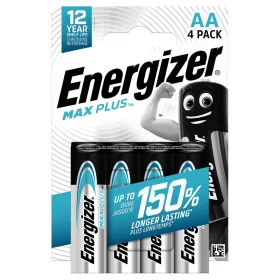   Energizer LR6MP-CHP4 MAX Plus 1,5V AA/ceruzaalkáli elem 4 db/csomag