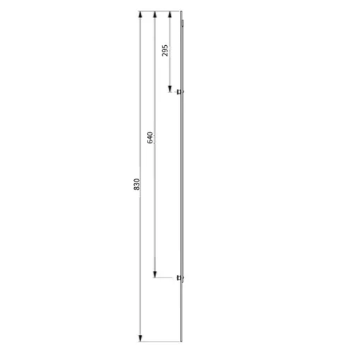 Euro-Elzett MultiModul Generikus Alsó elem 2 gomba 16/830mm (A2M16/830MC)(EE-MM500)