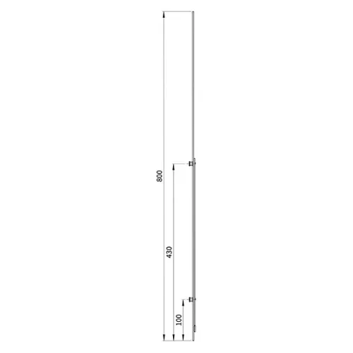 Euro-Elzett MultiModul Felső Elem 2 gomba 16/800mm (F2M16/800)(EE-MM201)