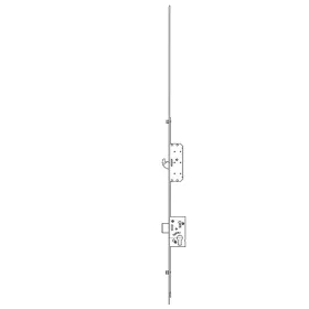   Euro-Elzett MultiModul Felső elem másodzárral DM 45 + 2 gomba + 1 csap 16/950mm (F2M1H16/950D45)(EE-MM229)