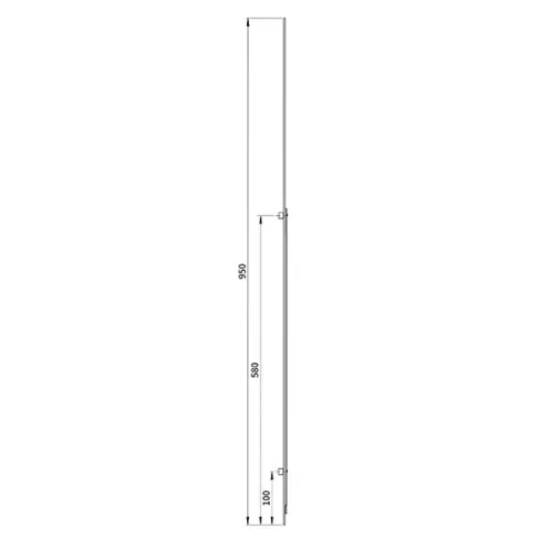Euro-Elzett MultiModul Felső elem 2 görgő 16/950mm (F2R16/950)(EE-MM102)