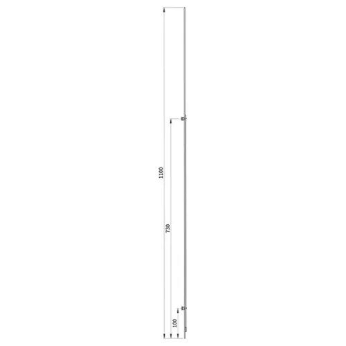 Euro-Elzett MultiModul Felső Elem 2 gomba 16/1100mm (F2M16/1100)(EE-MM203)