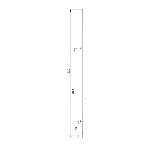 Euro-Elzett MultiModul Tradícionális Felső elem felül fogazott 2 gomba 16/810mm (F2M16/810FF)(EE-MM238)