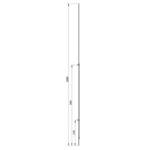 Euro-Elzett MultiModul Generikus Felső elem 2 kis görgő 16/1000mm (F2E16/1000RE)(EE-MM409)