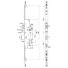 Euro-Elzett MultiModul Görgős Lefelé záró Főzár 35/92 Kulcsműködtetésű (MMG 35/92/16/8/400)(EE-MM010)