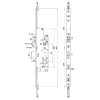 Euro-Elzett MultiModul Görgős Lefelé záró Főzár 45/92 Kulcsműködtetésű (MMG 45/92/16/8/400)(EE-MM011)