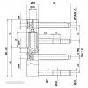 Otlav Q16 3D 2 részes ajtópánt KH fiú-lány (G00417+G00220)