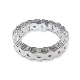   Szerelőszalag, hullámos, tüzihorg., 4-es (12mm / 0.5mm / 10m)