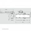Dorma TS-Profil BC ajtóbehúzó (karral együtt) Fehér