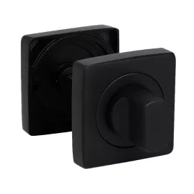 Bussare Comfort négyzet rozetta Matte Black WC