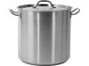 YATO YG-00007 GASTRO Fazék fedővel 36,6 liter 360 x 360 mm inox