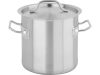 YATO YG-00011 GASTRO Fazék fedővel 6 liter 200 x 200 mm inox