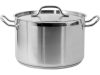 YATO YG-00024 GASTRO Lábas fedővel 11,1 liter 280 x 180 mm inox