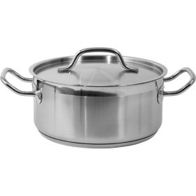   YATO YG-00041 GASTRO Lábas fedővel 5 liter 240 x 110 mm inox
