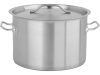YATO YG-00048 GASTRO Fazék fedővel 17 liter 320 x 220 mm inox