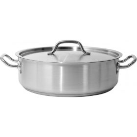   YATO YG-00055 GASTRO Lábas fedővel 11,2 liter 360 x 110 mm inox
