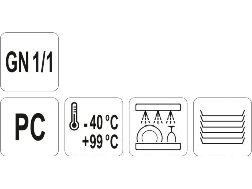 YATO YG-00460 GASTRO Kínálóbetétbe műanyag csepegtető lap GN 1/1
