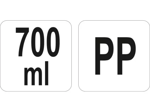 YATO YG-00553 GASTRO Szószadagoló flakon piros
