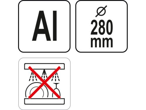 YATO YG-02031 GASTRO Pizzarács 280 mm