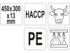 YATO YG-02170 GASTRO Vágódeszka 450 x 300 x 13 mm PE piros