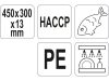 YATO YG-02173 GASTRO Vágódeszka 450 x 300 x 13 mm PE kék