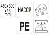 YATO YG-02174 GASTRO Vágódeszka 450 x 300 x 13 mm PE fehér