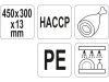 YATO YG-02175 GASTRO Vágódeszka 450 x 300 x 13 mm PE barna