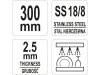 YATO YG-02778 GASTRO Inox salátás kanál 300 mm