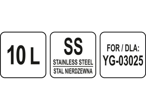 YATO YG-03125 GASTRO Keverőtál 10 liter az YG-03025-höz