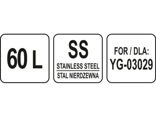 YATO YG-03129 GASTRO Keverőtál 60 liter az YG-03029-hez