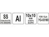 YATO YG-03144 GASTRO Csíkvágótárcsa 10 x 10 mm