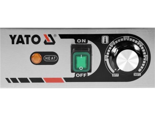 YATO YG-04555 GASTRO Kontaktgrill 320 mm 1800 W bordázott sűtőlap