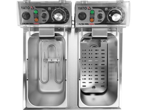 YATO YG-04621 GASTRO Asztali olajsütő 2 x 5 liter 2 x 2000 W