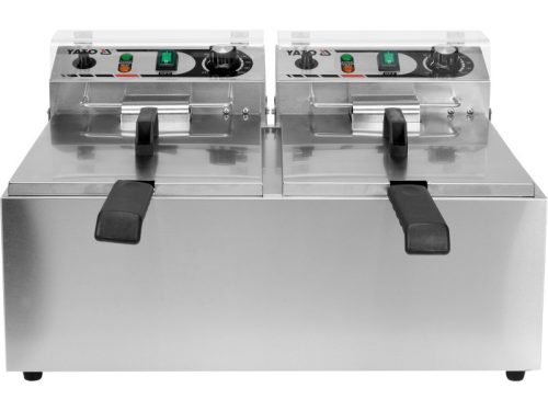 YATO YG-04623 GASTRO Asztali olajsütő 2 x 8 liter 2 x 3300 W