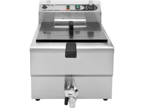 YATO YG-04630 GASTRO Asztali olajsütő 12 liter 5000 W leeresztőcsappal