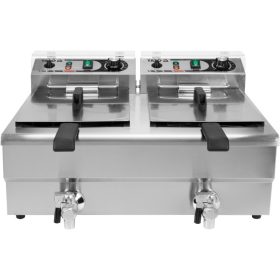   YATO YG-04634 GASTRO Asztali olajsütő 12 liter 5000 W leeresztőcsappal