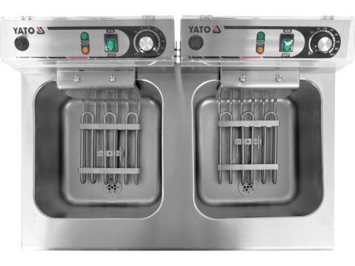 YATO YG-04638 GASTRO Olajsütő 2 x 11,5 liter 2 x 5000 W