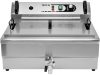 YATO YG-04640 GASTRO Asztali olajsütő 23 liter 6000 W leeresztőcsappal