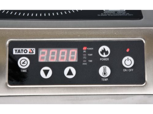 YATO YG-04701 GASTRO Asztali indukciós főzőlap 500-3500 W LED kijelzővel