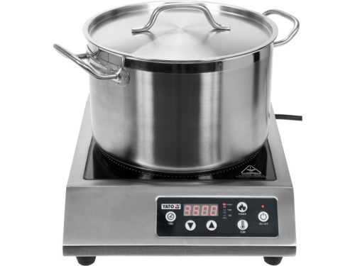 YATO YG-04701 GASTRO Asztali indukciós főzőlap 500-3500 W LED kijelzővel