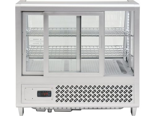 YATO YG-05022 Hűtött vitrin ezüst 100L 680x450x670mm