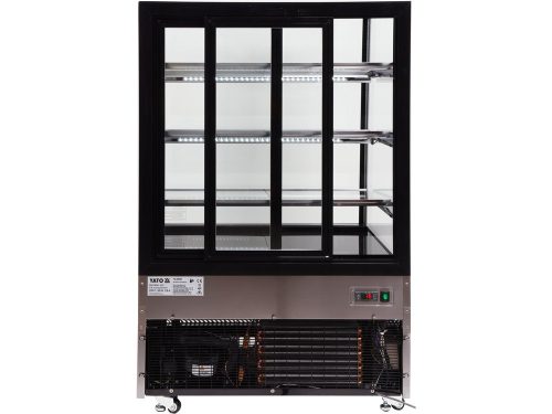 YATO YG-05045 Hűtött vitrin fekete 500L 900x805x1445mm