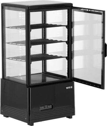 YATO YG-05052 Hűtött vitrin 79L 46X41X97 fekete