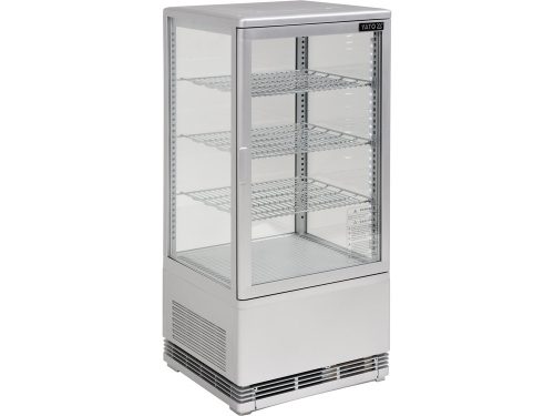 YATO YG-05057 Hűtött vitrin ezüst 78L 420x380x960mm