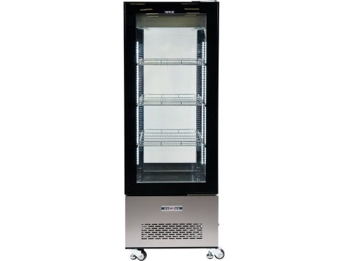 YATO YG-05068 Hűtött vitrin fekete-ezüst 400L 650x650x1908mm