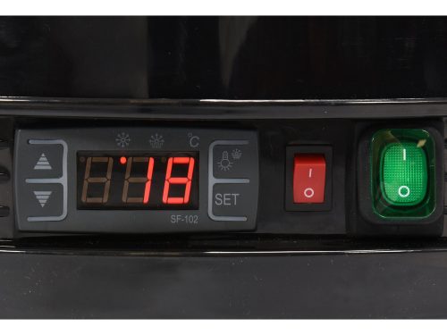 YATO YG-05090 Hűtött vitrin fekete 73L 500x500x1060mm