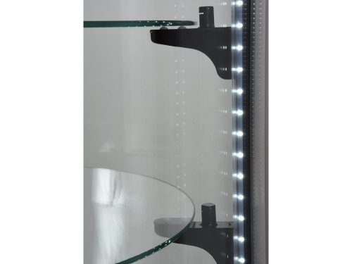 YATO YG-05098 Hűtött vitrin fekete-ezüst 400L 680x680x1750mm