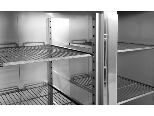 YATO YG-05221 Álló rozsdamentes kétajtós fagyasztószekrény 1200L 1340x810x2010mm