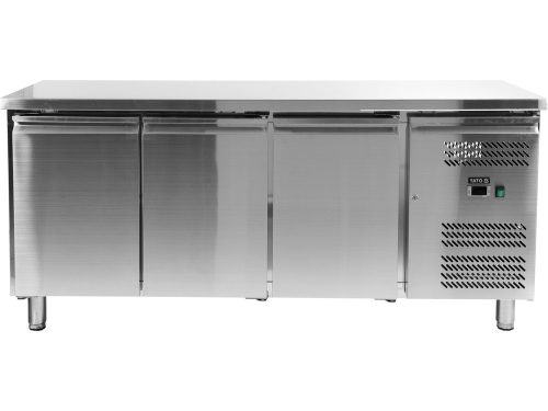 YATO YG-05258 Háromajtós rozsdamentes hűtőasztal 600-as széria 339L 1795x600x845mm