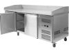 YATO YG-05310 Kétajtós hétfiókos bővíthető rozsdamentes hűtött pizzaasztal 580L 2025x800x1000mm